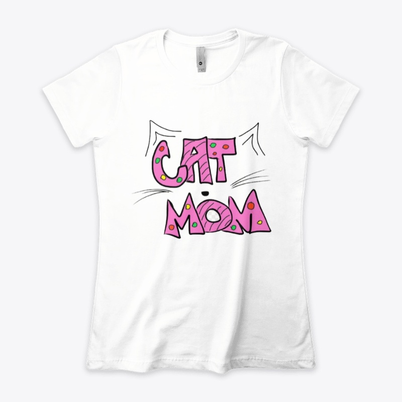 Cat Mom T- Shirt