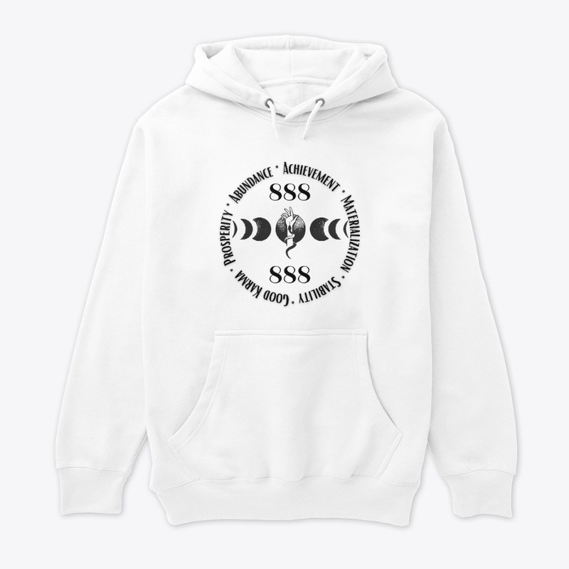 888 Angel Number - White Collection