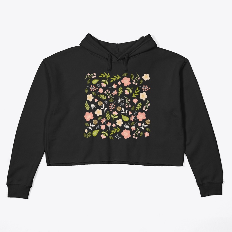 Spring grass and flowers
