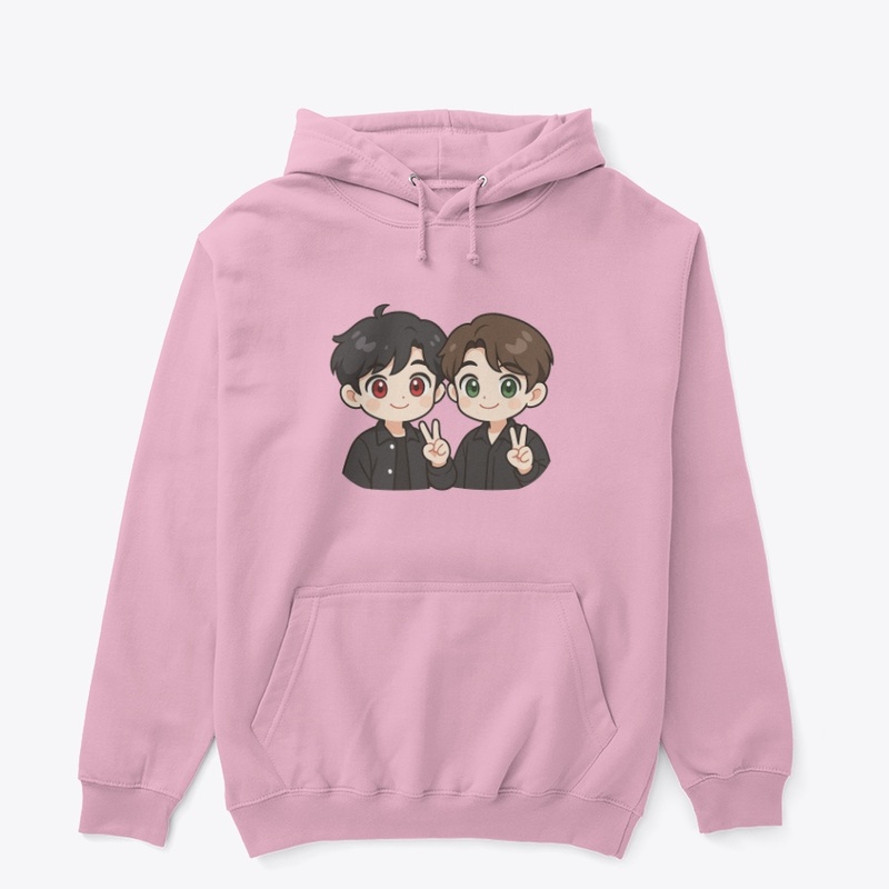 BJYX Chibi Duo Art | Peace Sign Pose