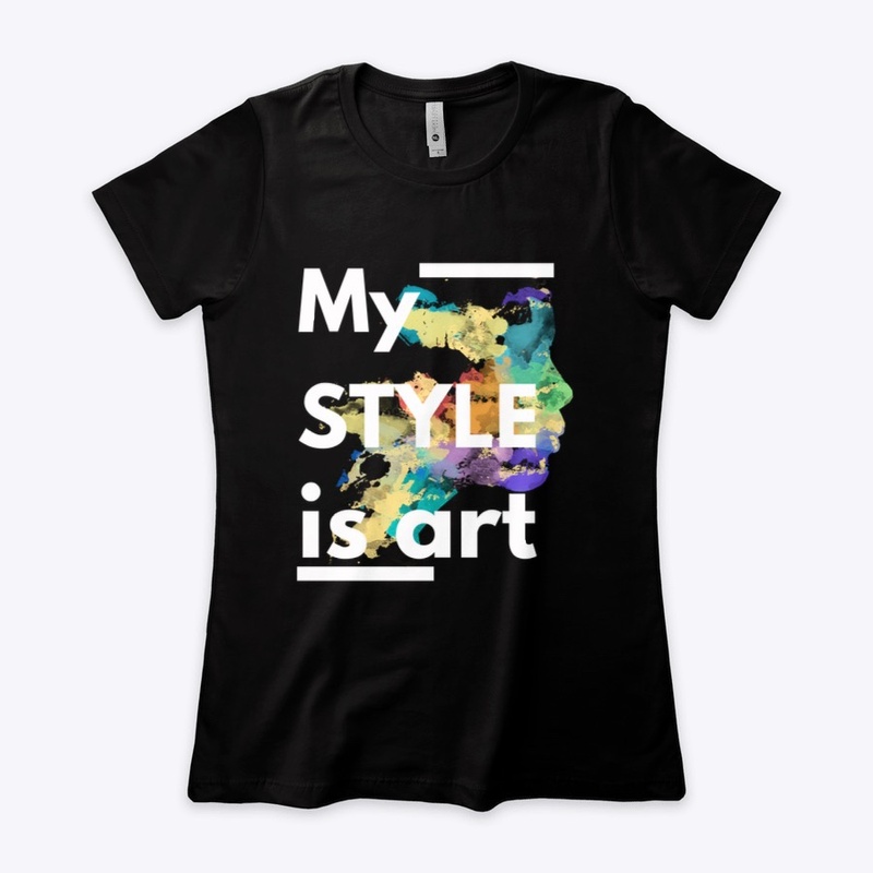 My Style is Art Abstract Face Print