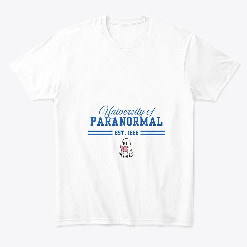 Univercity of Paranormal Blue letters 