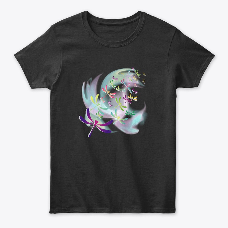 Fun and Colorful Rainbow Dragonfly Shirt