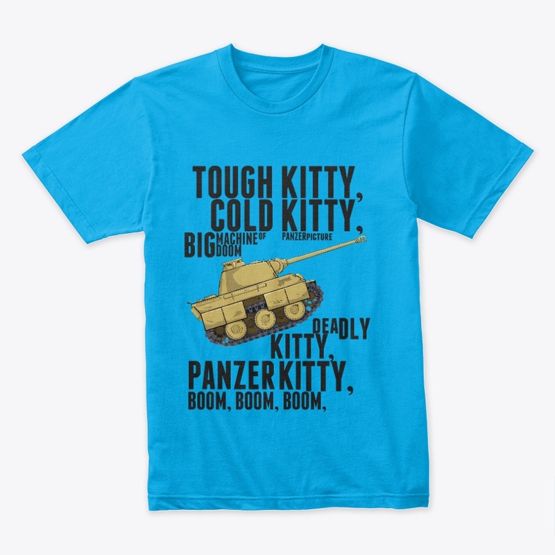 Tough Kitty Cold Kitty - Panther T-Shirt