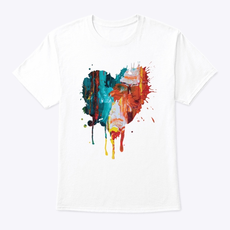 Burst of Love: Colorful Heart