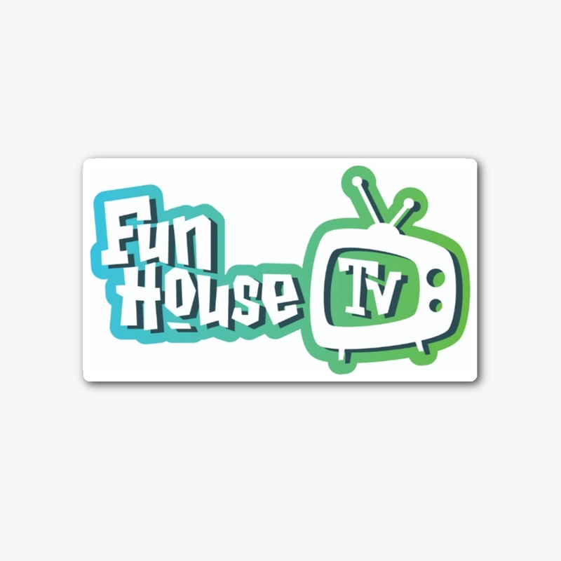 Fun House TV Logo Die Cut Sticker