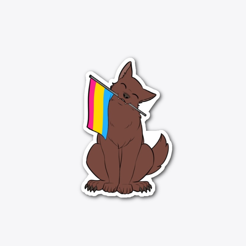 Pride Werewolf Sticker (Pan)