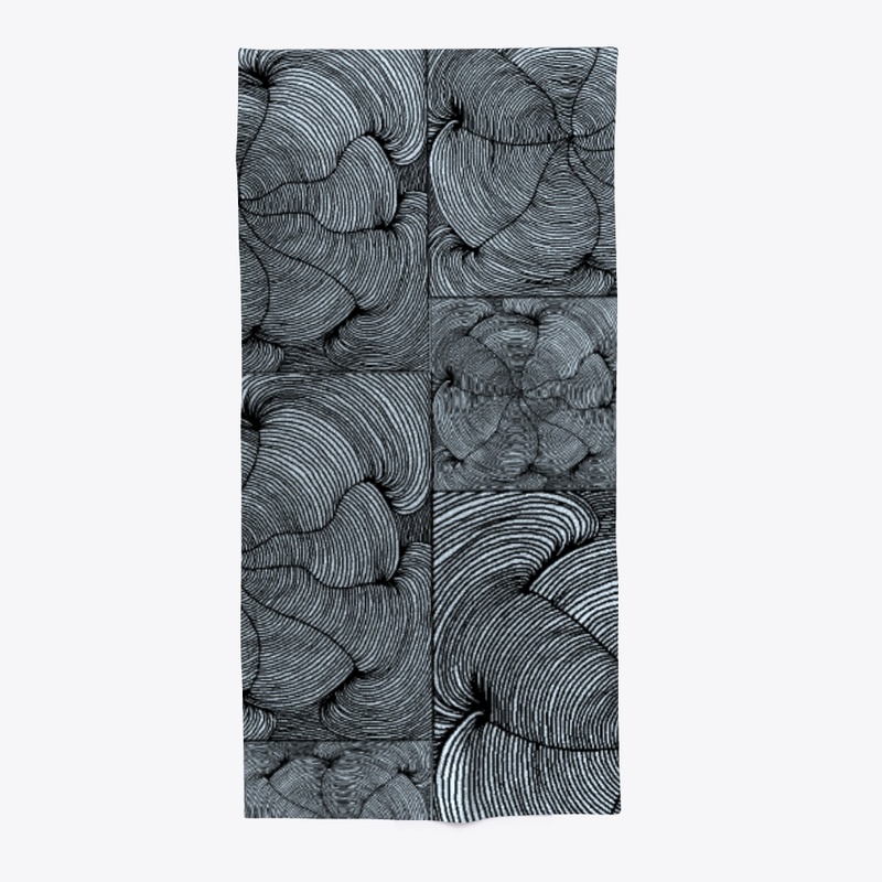 Mountain Swirl Beach Towel