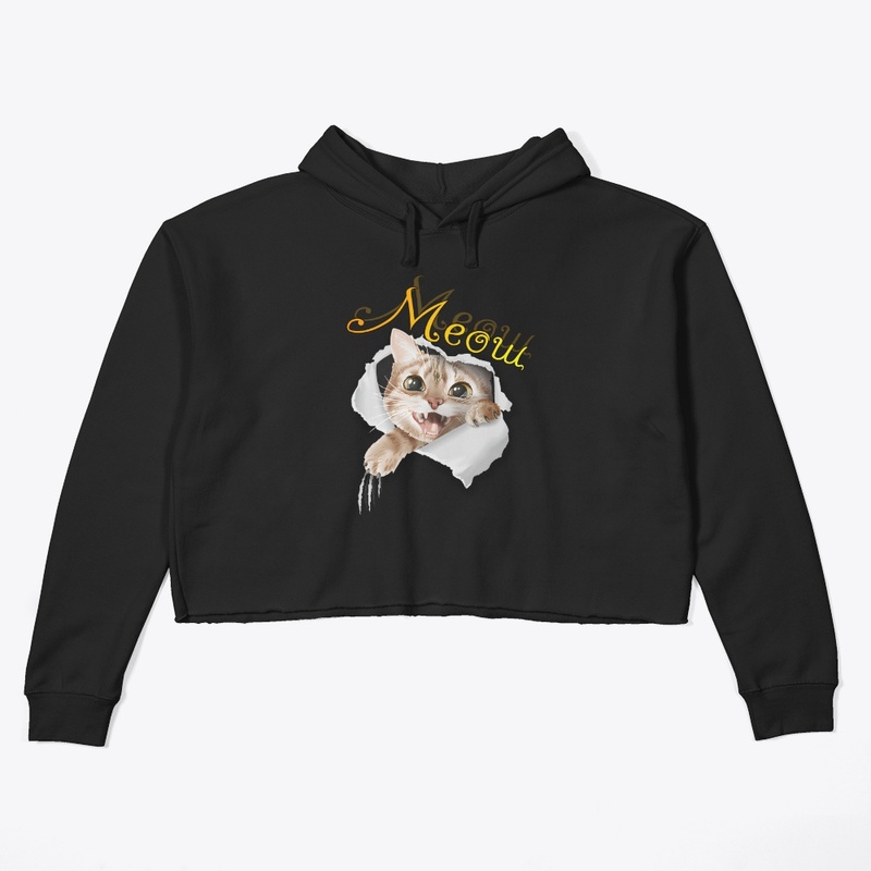meow cat A funny design