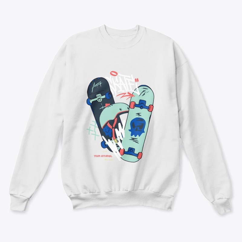 Skate & Create Stylish Tees and Hoodies