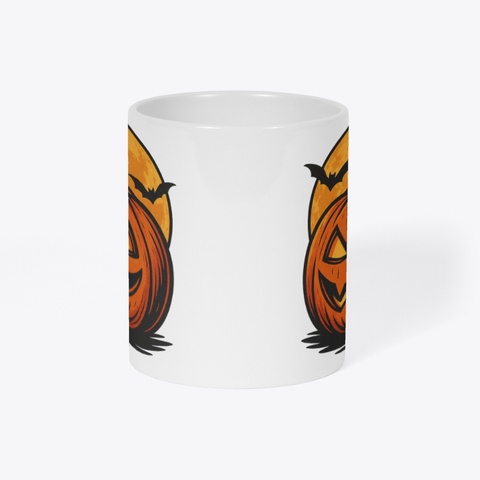Pumpkin Panic Mug White Kaos Right