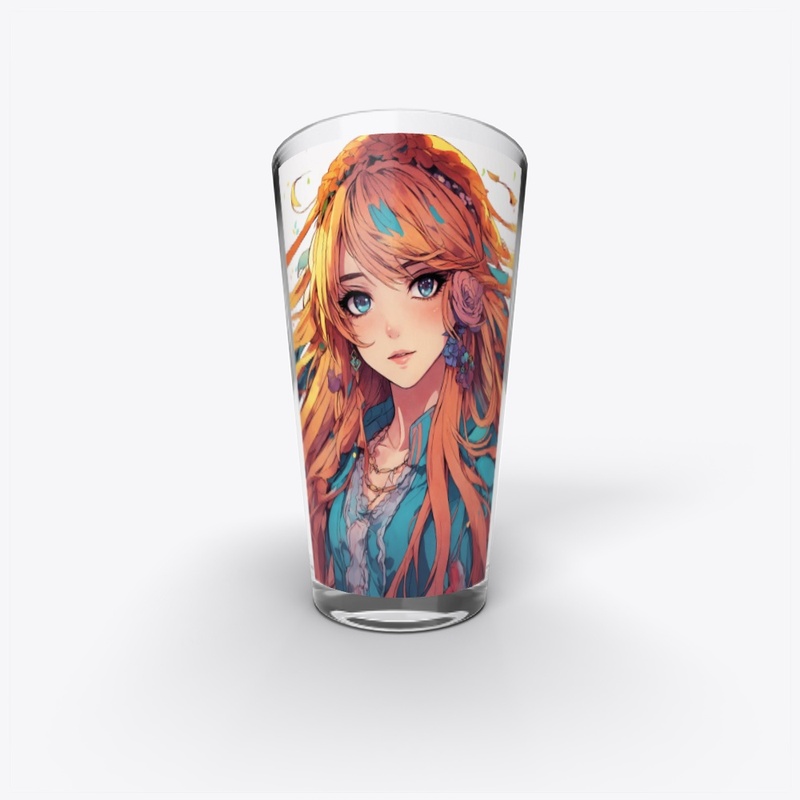  picture for coloring of an anime 