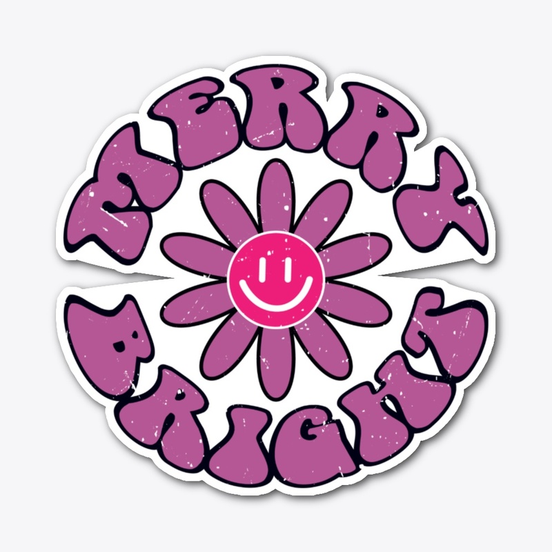 Merry Bright Christmas Holiday Y2K Merch