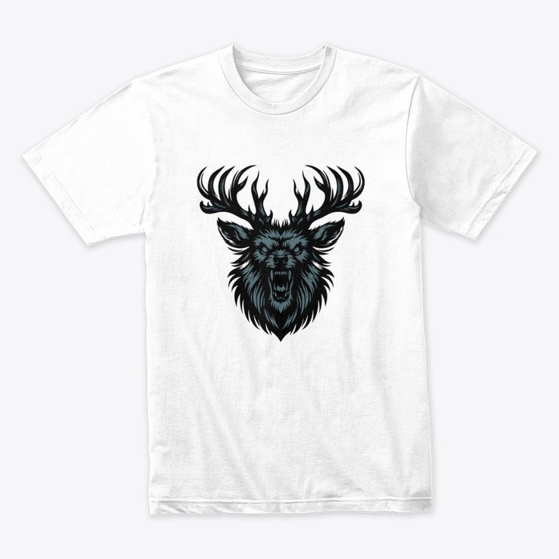 Striking Deer Head Design