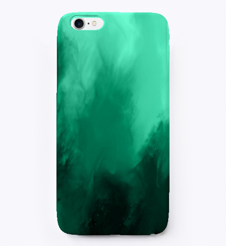 Sea Watercolor Texture iPhone Case