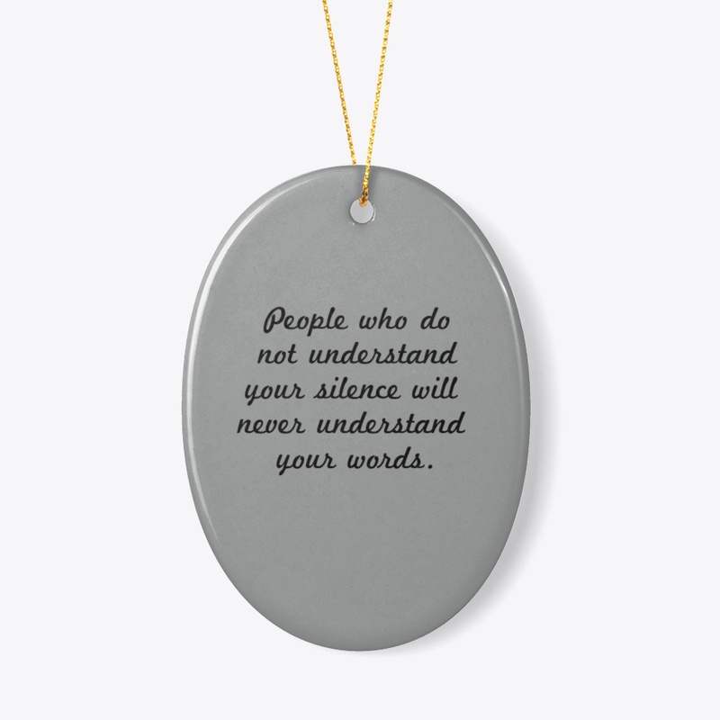 Ceramic Ornament - Oval