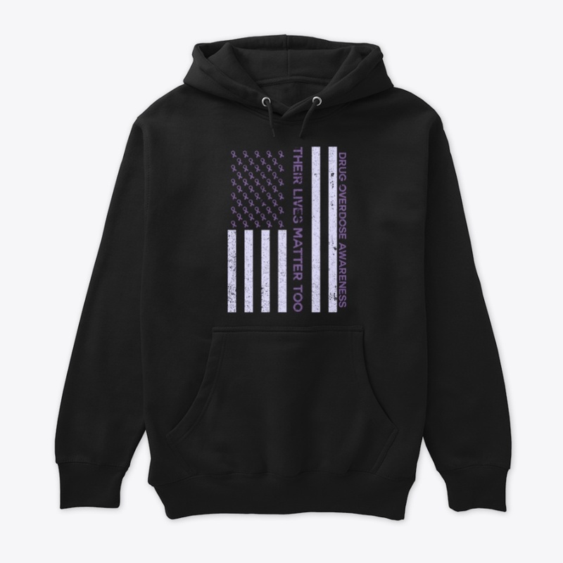 Drug Overdose Awareness Flag