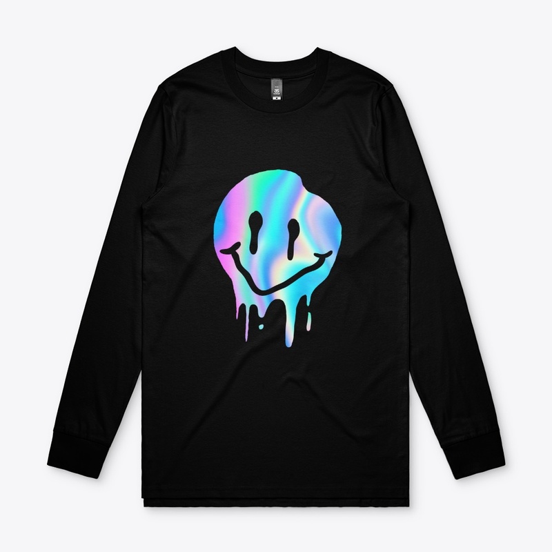 Happy Face Melting Trippy Design