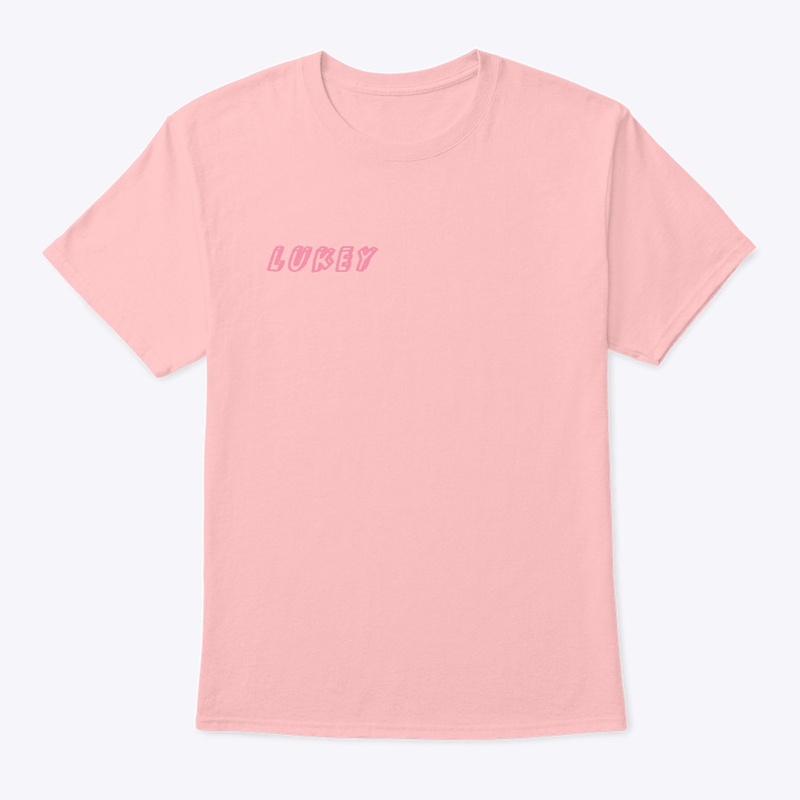 pink and blue skies tee shirt