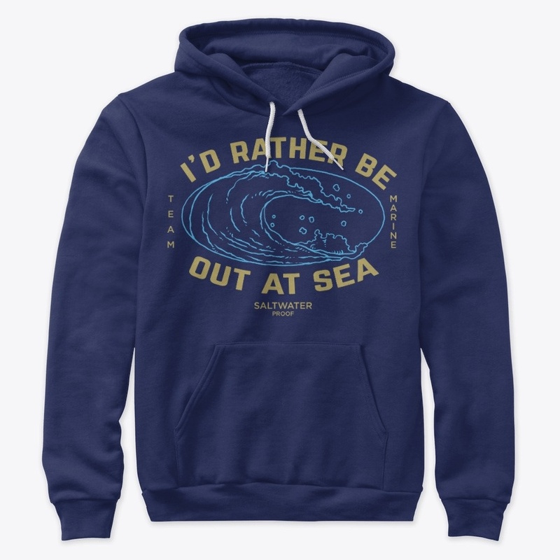 I'd rather be out at sea, team marine