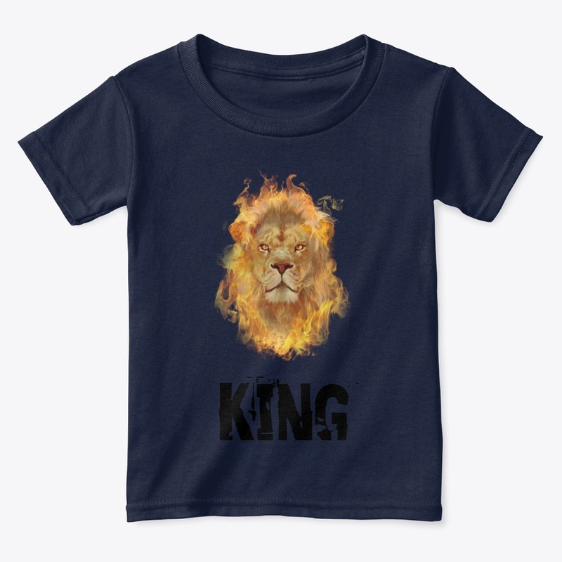 T-shirt with a lion drawing online shop
