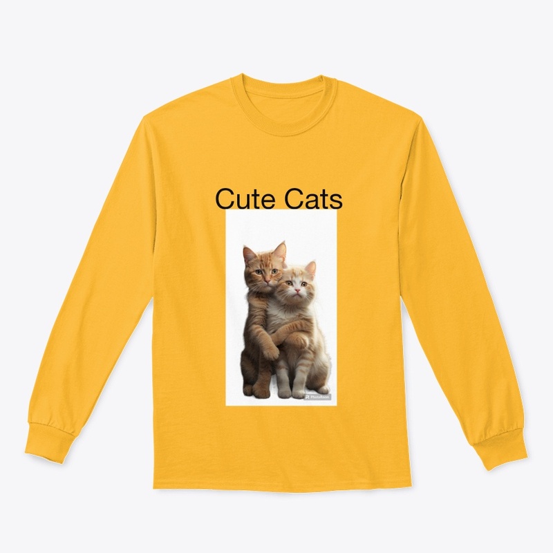 "Two very cute cats."