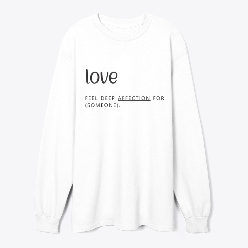  Love & Affection Minimalist Typography 