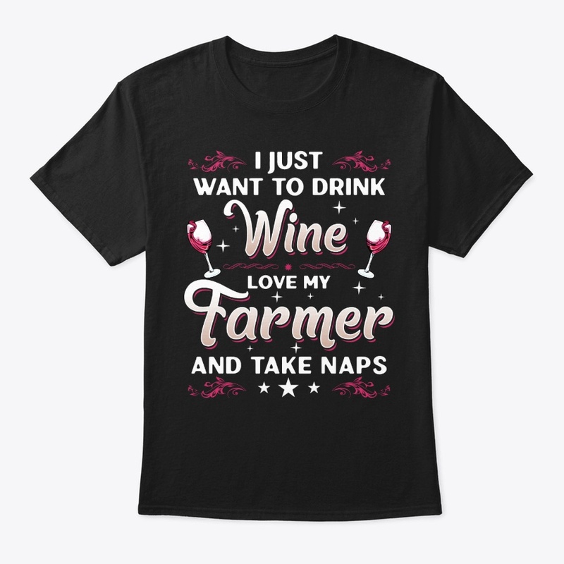 Funny Farmer's Wife And Wine Lover Gift