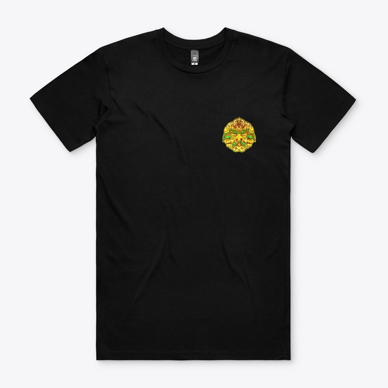 black t-shirt with new design