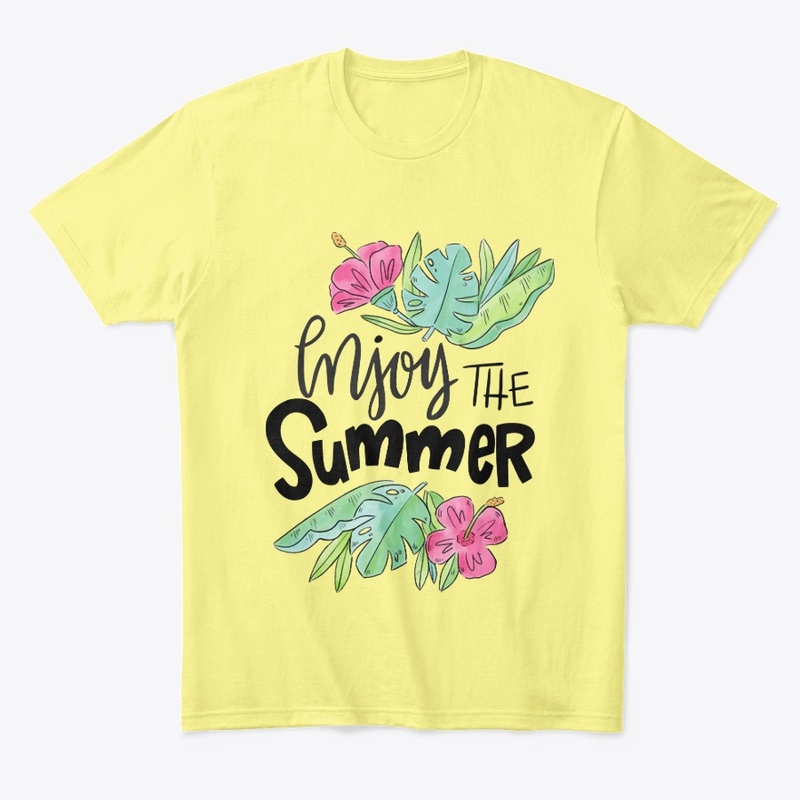 enjoy summer girl t-shirt