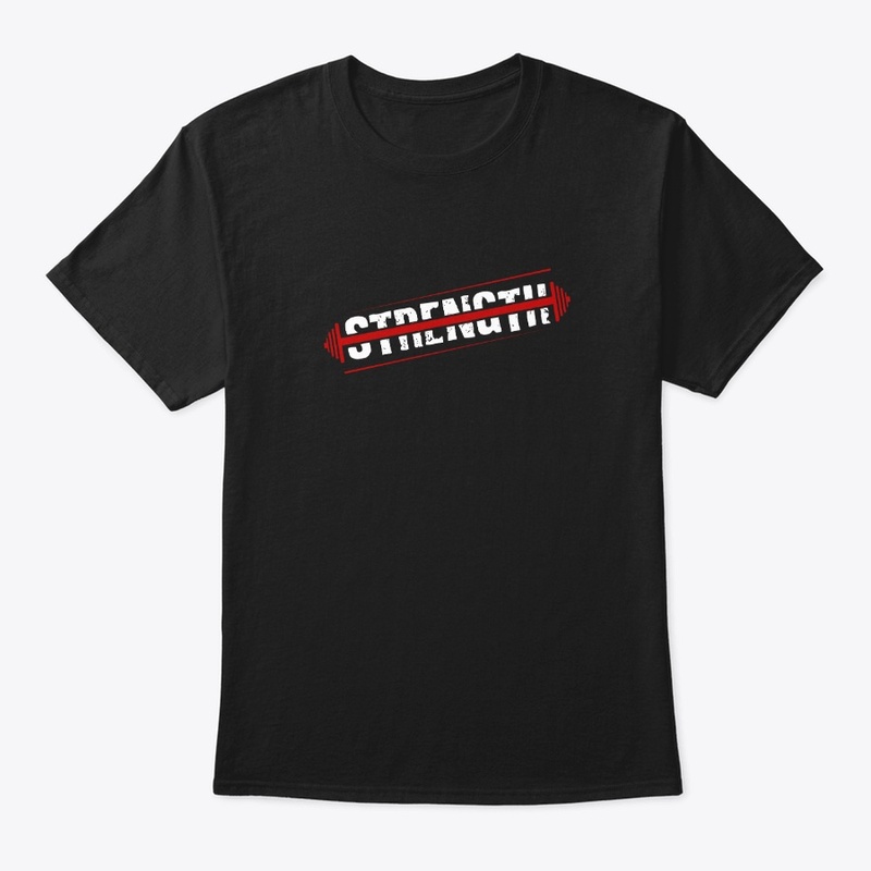 Strength Fitness T-shirt Design