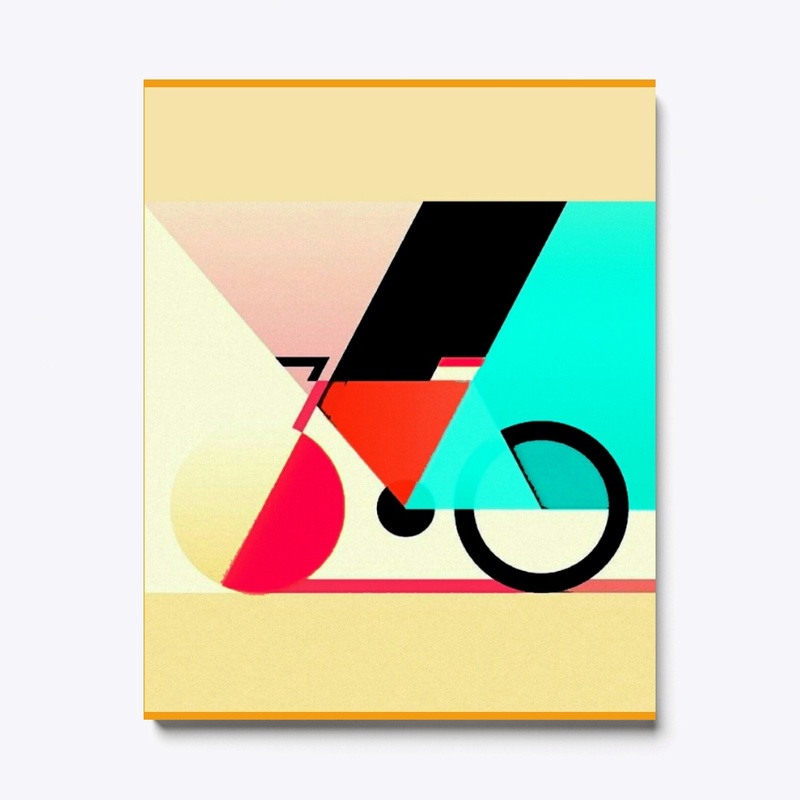 Geometrical craved model illustration