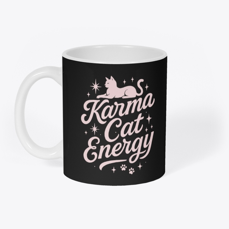 Karma Cute Cat Energy T-shirt 