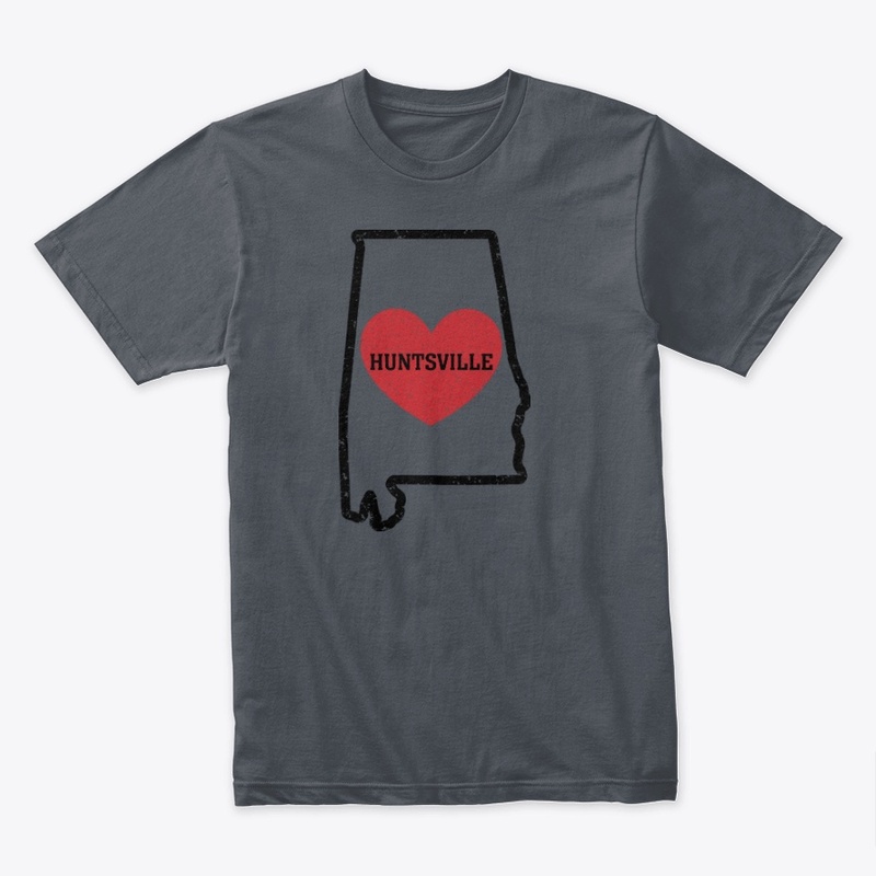 Huntsville Alabama Heart Shirt City