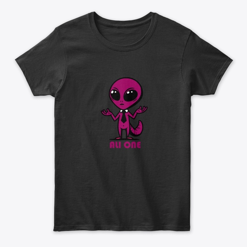 Purple Alien in Tie: All One