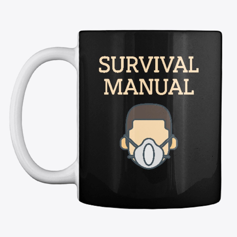 SURVIVAL MANUAL MEDICAL MASK T SHIRT