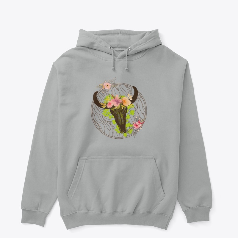 Skull & flowers