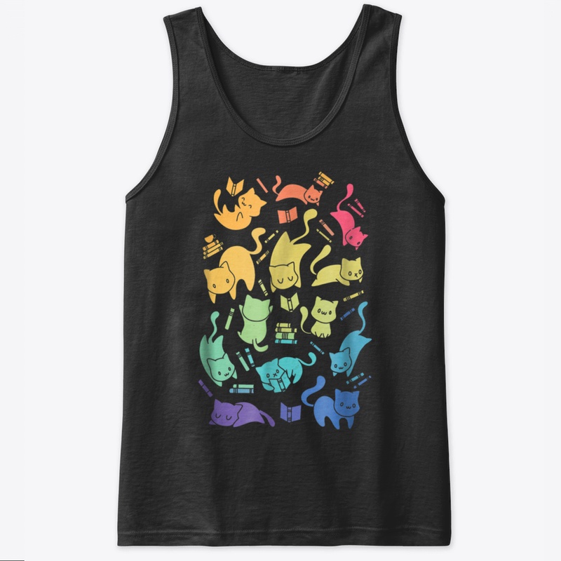Shirt.Woot Cats &amp; Books T Shirt