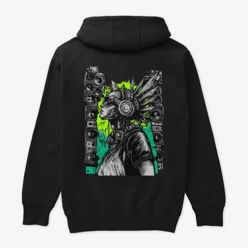 Machine Rise Green Cyborg