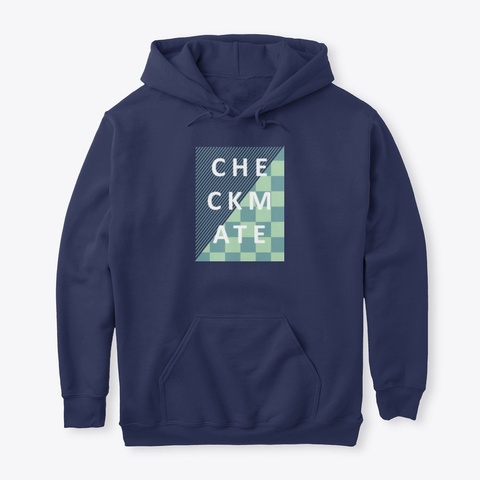Checkmate Shirt Navy T-Shirt Front
