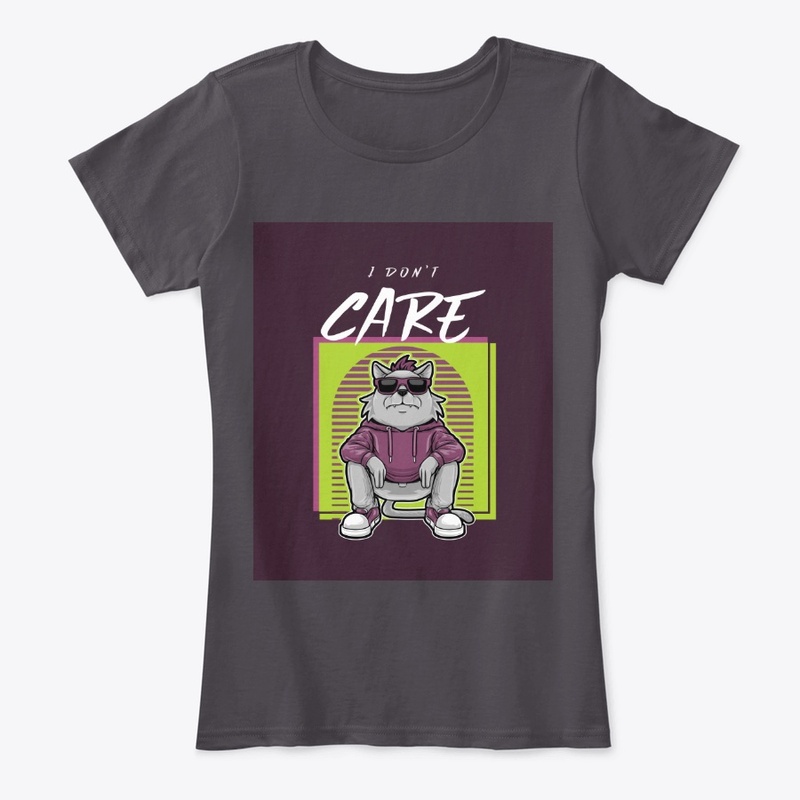 I Don't Care New Style Tee.