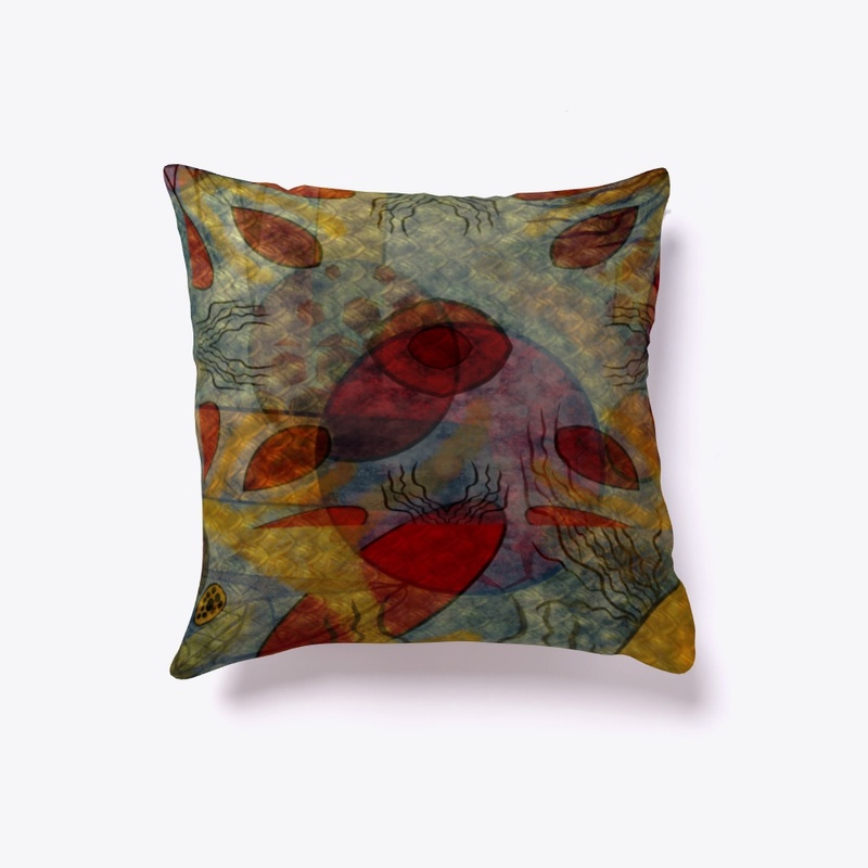 Fall Colors Circular Pattern Abstract 