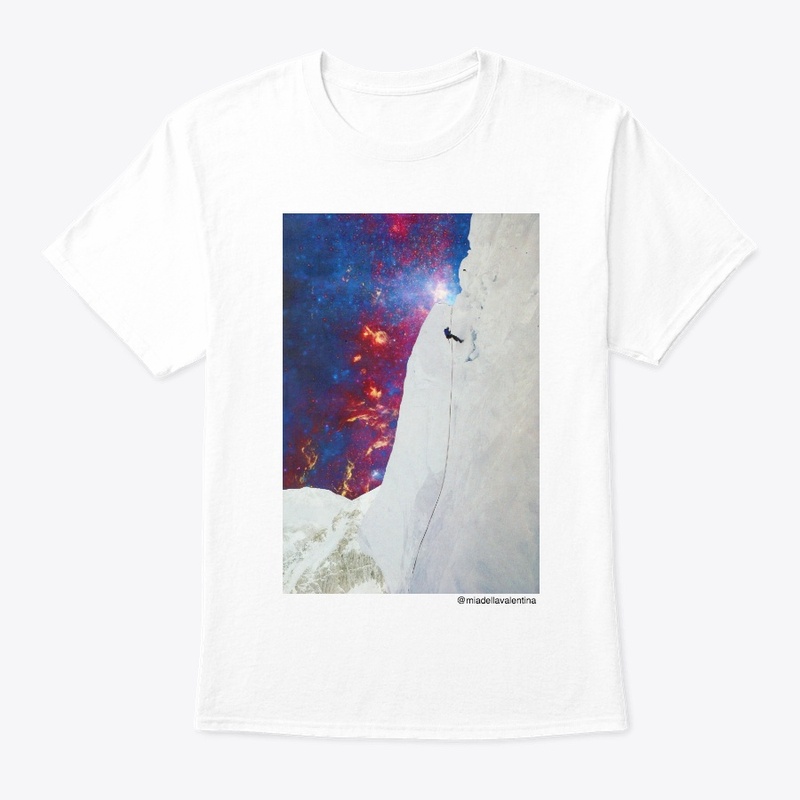Mountain Climber - Space Collage Tee