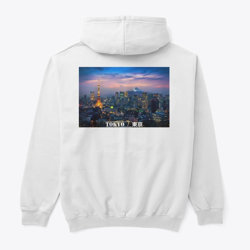 Tokyo night skyline 