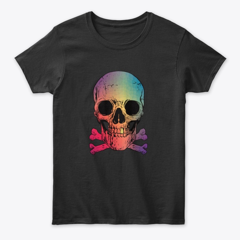 Rainbow skull