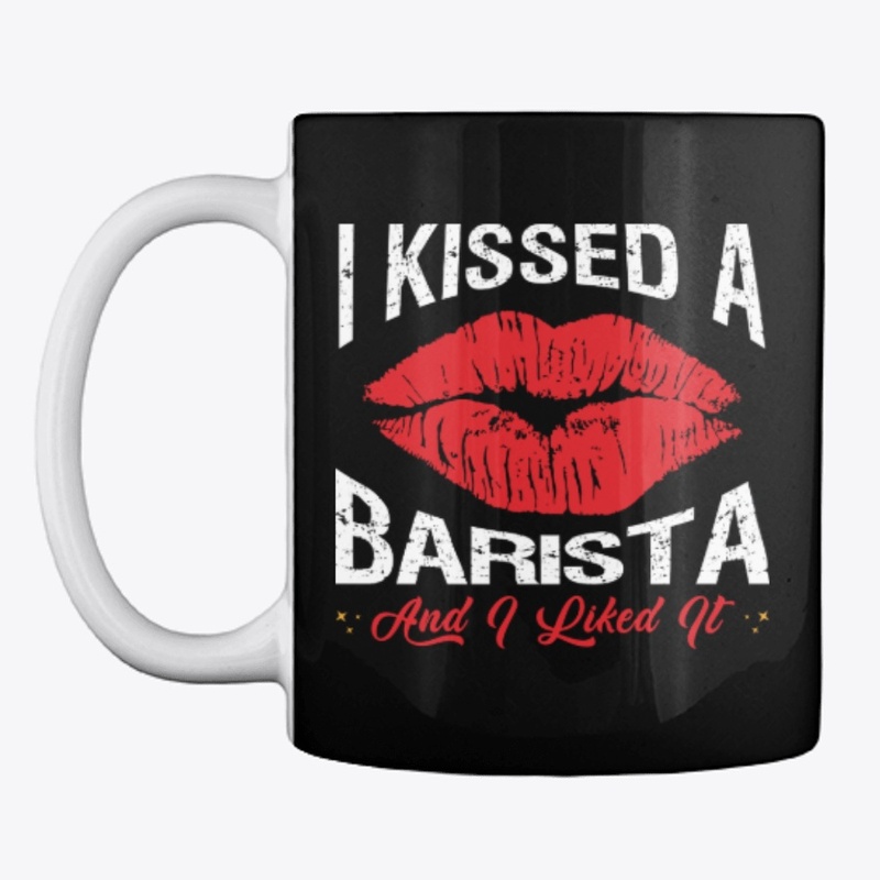 I Kissed A Barista Face Mask