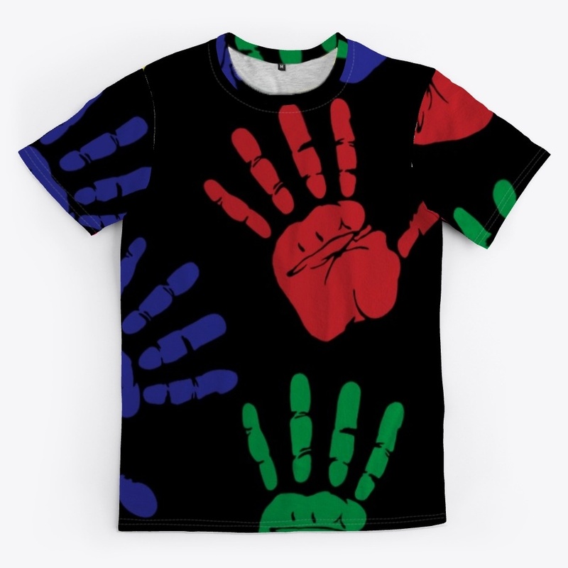 Handprints Coloring Patterns