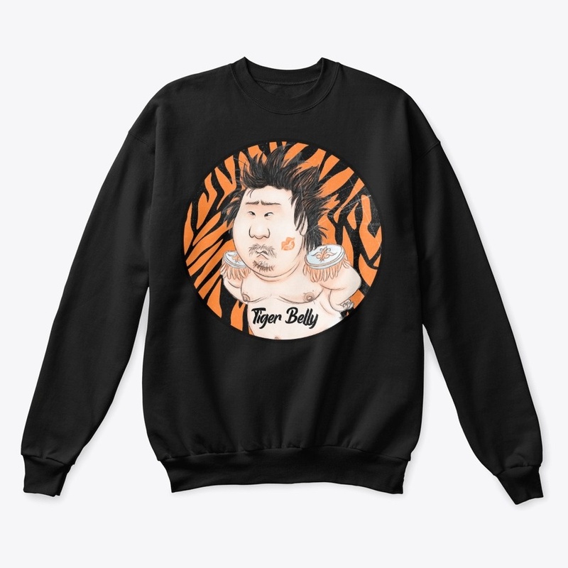 FUNNY TIGER BELLY