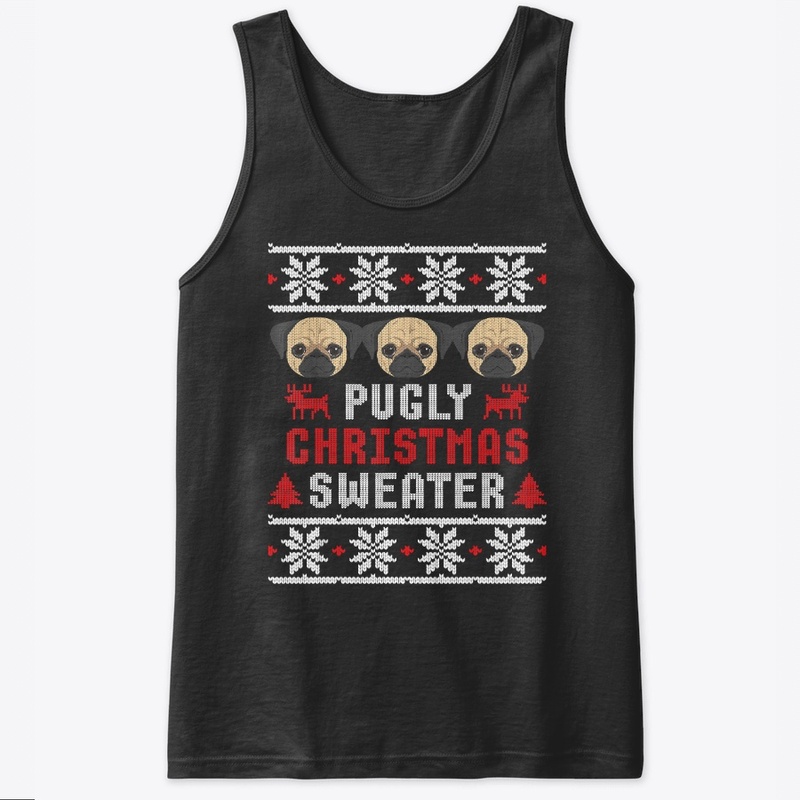 Pugly Christmas Sweater Ugly Dog Gift