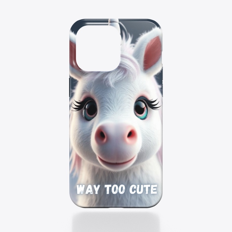 Way Too Cute - Unicorn